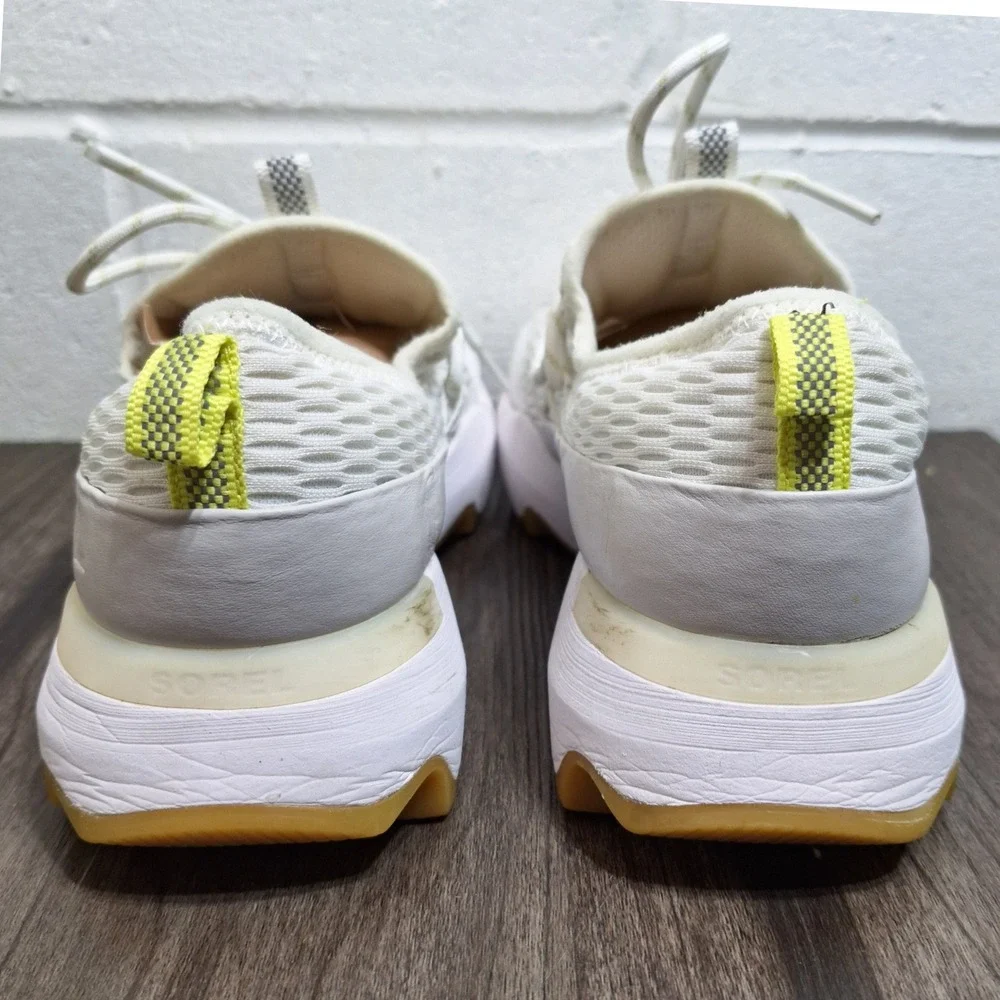Sorel Kinetic Impact Lace Womens 8.5 White Sea Salt Athletic Sneakers NL4694-100 - Picture 9 of 9